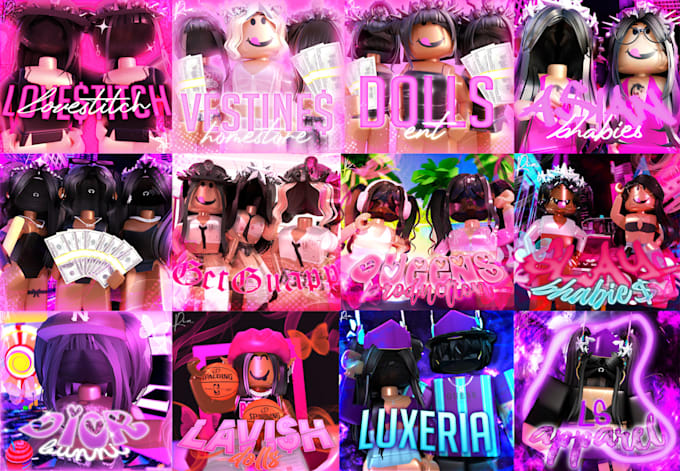 make you a custom roblox gfx logo