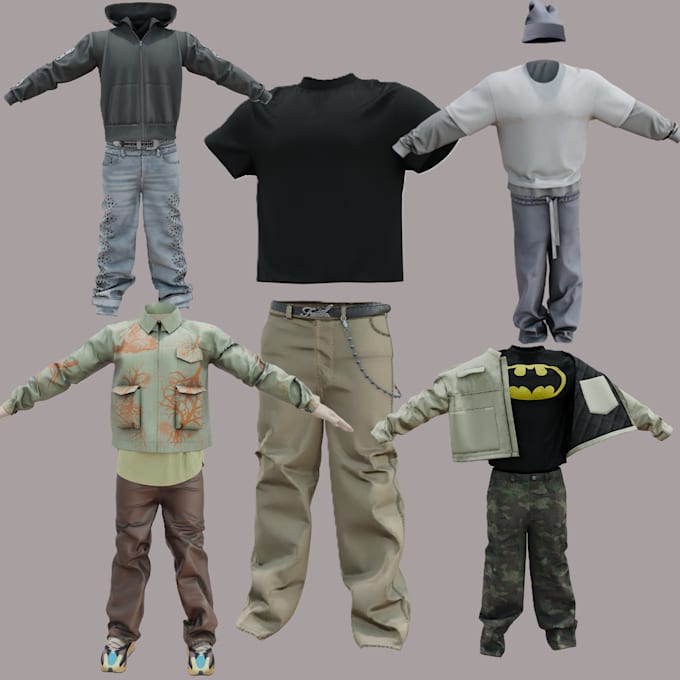 make custom second life clothing meshes with textures using marvelous designer