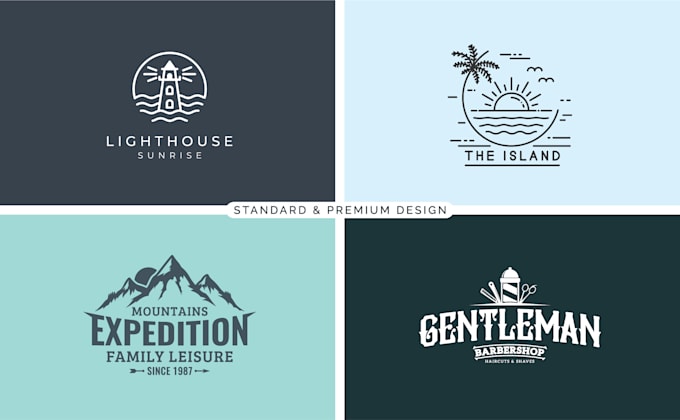 design modern minimalist logo design in 24 hours