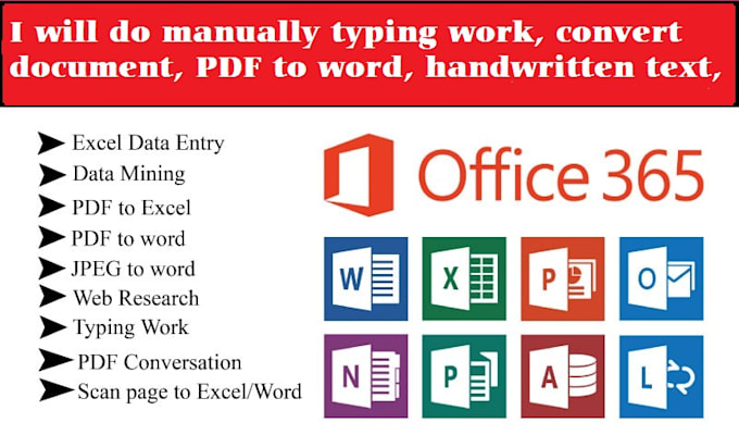 do professional manual extra fast accurate typing, data entry job in 24 hours