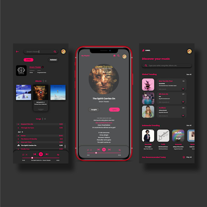 Design ui ux with user friendly, fast, aesthetic mobile app by Alee ...
