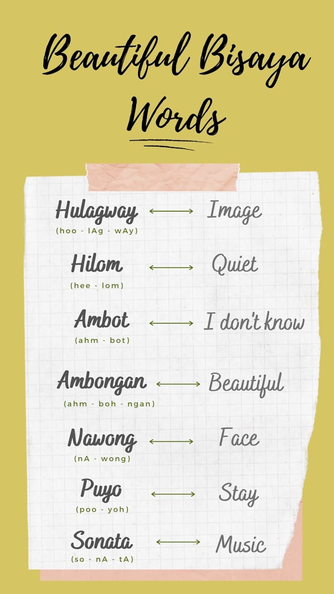 translate and transcribe from english to tagalog or bisaya