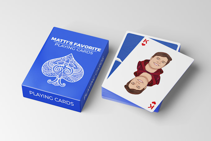 design 54 playing cards from your idea