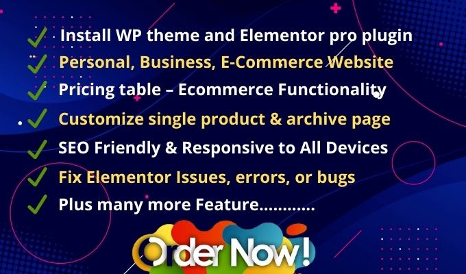 Design, redesign a responsive wordpress website using elementor pro by ...