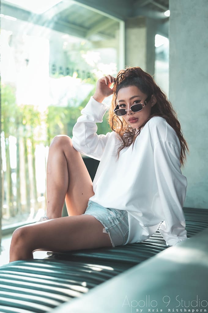 photograph your product with a beautiful model