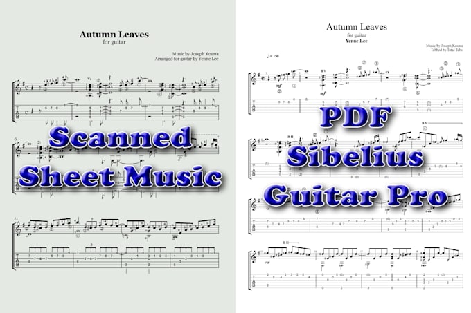 copy handwritten sheet music to PDF, midi