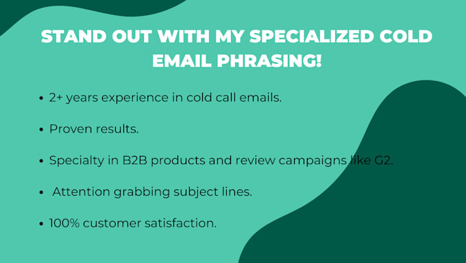 write cold converting email sequence for lead generation