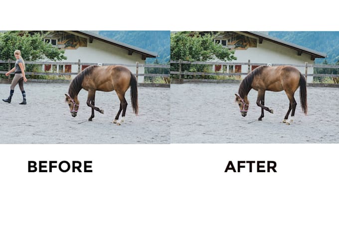 add remove unwanted objects or persons from your image photographs