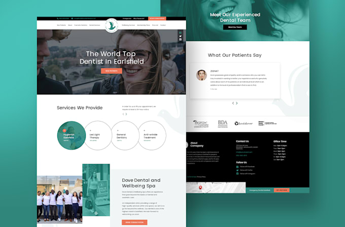 design a landing page, web and mobile visual design
