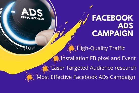 setup facebook ads campaign, instagram ads, meta ads marketing expert manager