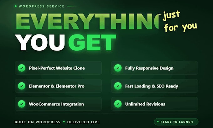 built a best modern wordpress ecommerce website