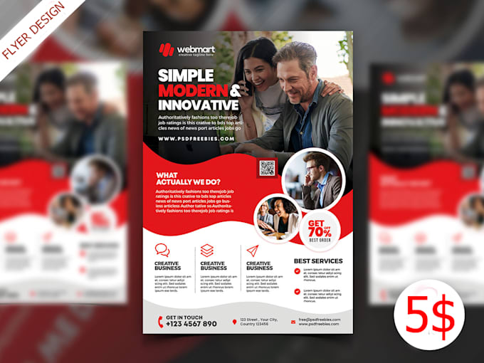 create a flyer for your business