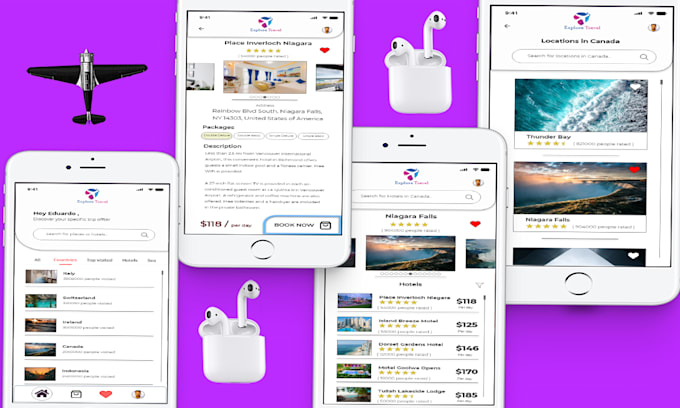 Do creative ui ux design for mobile app using adobe xd by Kaushik ...