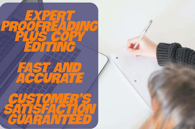 be your expert proofreader and editor
