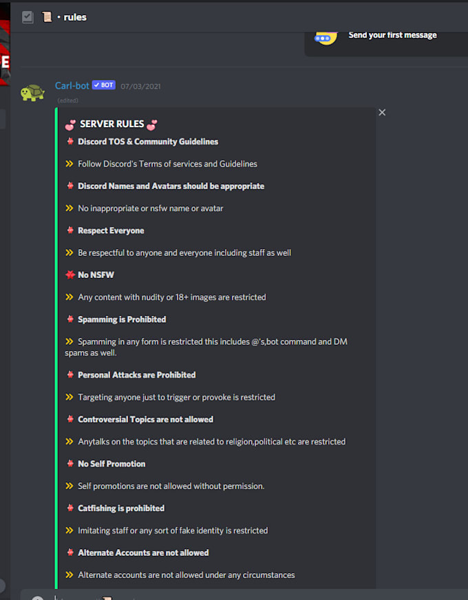 make professional discord server for you