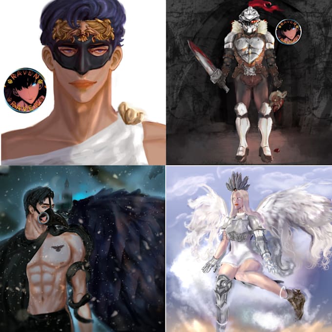 Draw your character translate arabic and photo edit by Ravenshaw779