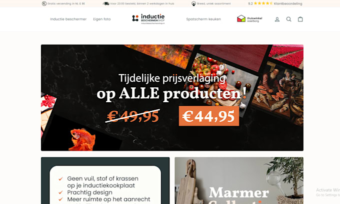 design, develop and set up shopify website for you