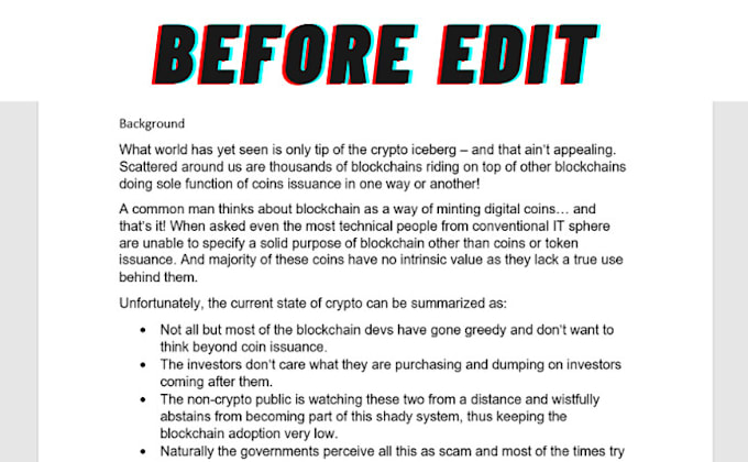 proofread, edit, or rewrite your white paper or business document
