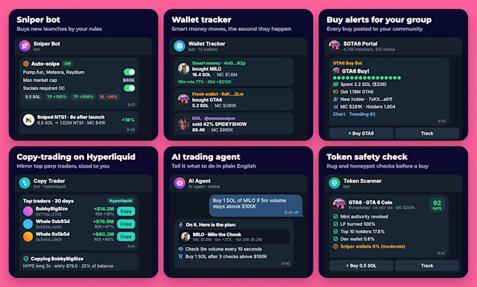 build a telegram crypto bot or mini app for your crypto project