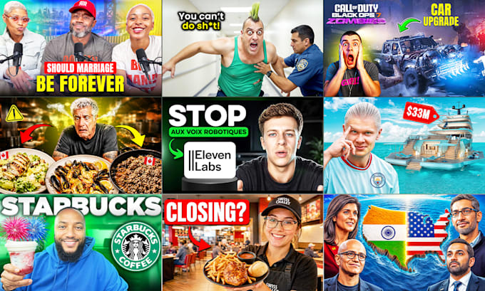 design high ctr youtube thumbnails in 4 hours