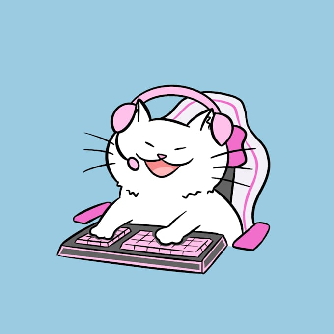 draw cute chibi icon for sticker, photo profile, etc