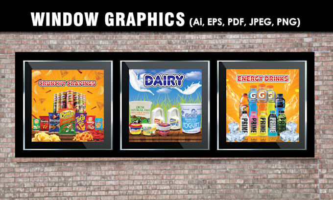 design custom window graphics , shopfront , signage design
