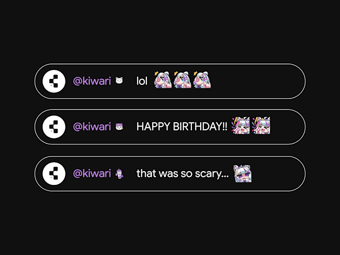 draw custom emotes and sub badges