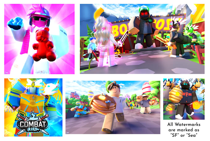 create an excellent roblox gfx for you