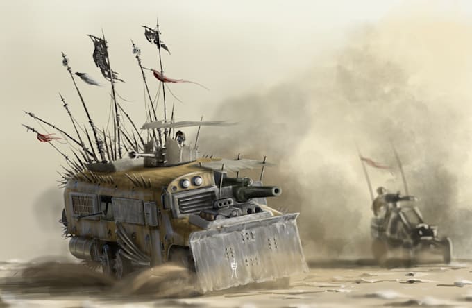 draw scifi tank, airplane, futuristic car, aircraft military