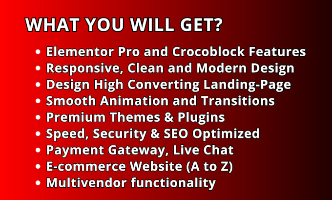 create wordpress website or blog using elementor pro