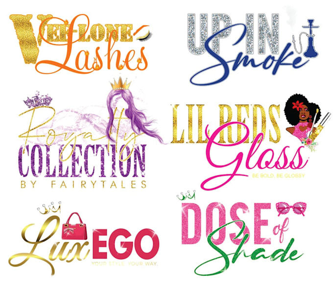 do unique feminine signature logo in adobe illustrator
