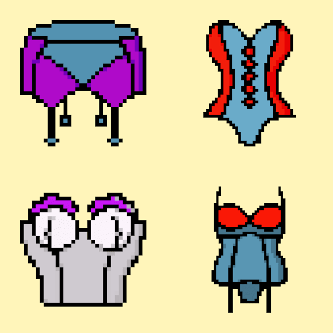 custom pixel art icons