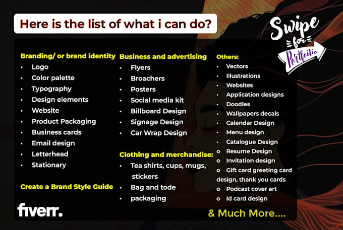 do any graphic design professional work