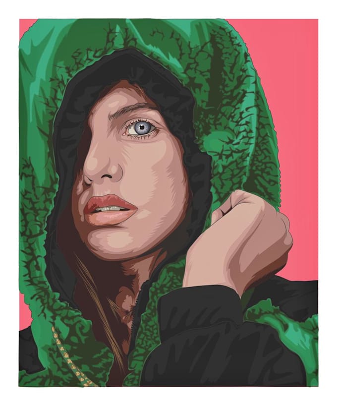 Draw graphic illustrations of your pictures by Kio_patrick | Fiverr