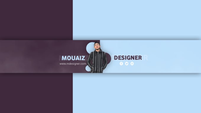 Design creative youtube banner or channel art by Djelidmouaiz | Fiverr