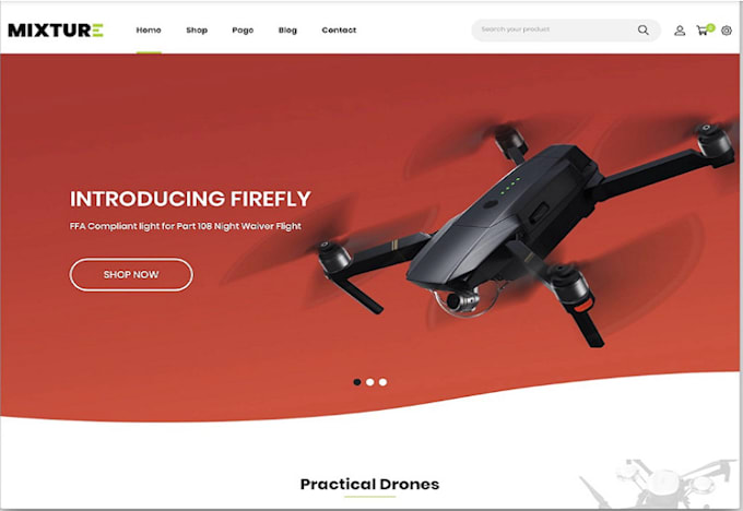 create design one product shopify dropshipping store
