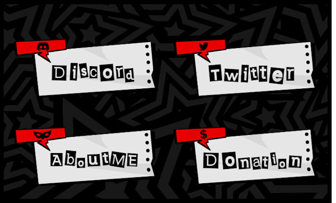 create a clean simple look twitch panels