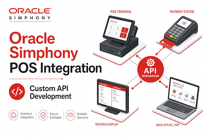 do oracle simphony pos integration and custom API development