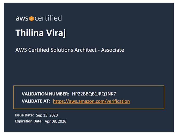 be your AWS teacher, instructor for any amazon AWS services