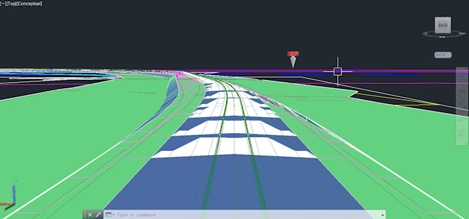 creat plan grading site civil3d