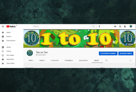 create youtube channel with logo, banner and SEO