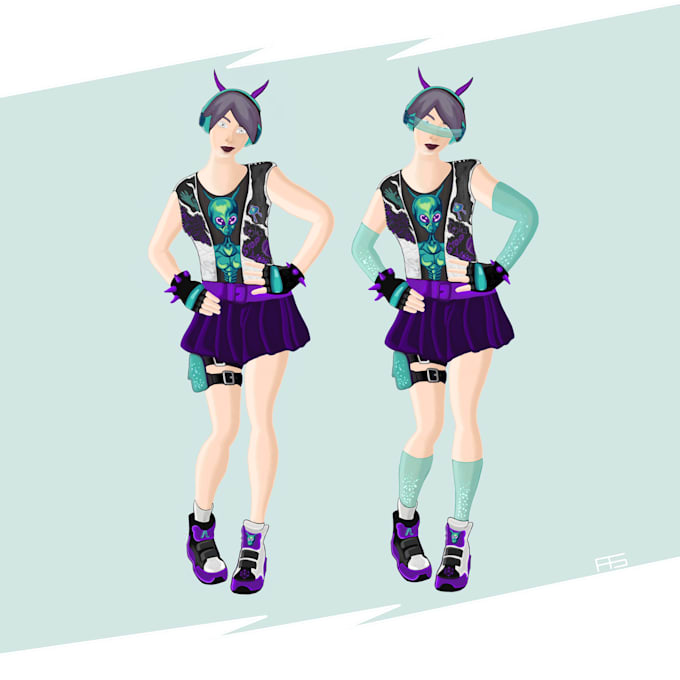 make concepts of characters that you need