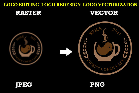 redesign, edit modify and fix your logo and graphics