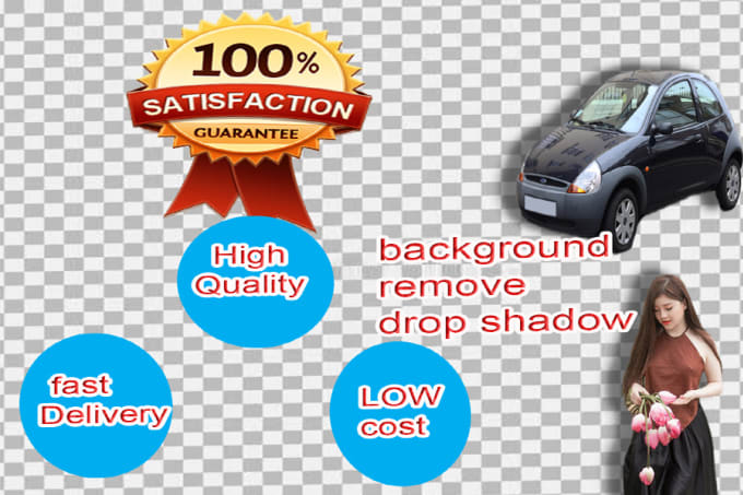 remove background add drop shadow, natural shadow under any object