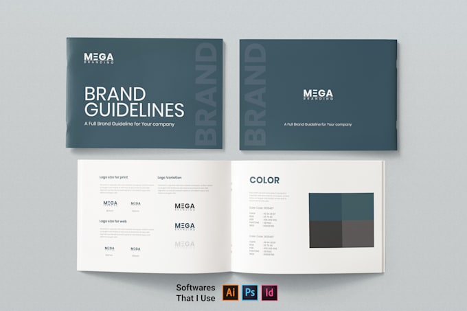 Design brand guideline, brand guide, brand manual by Nazma_akther_c ...