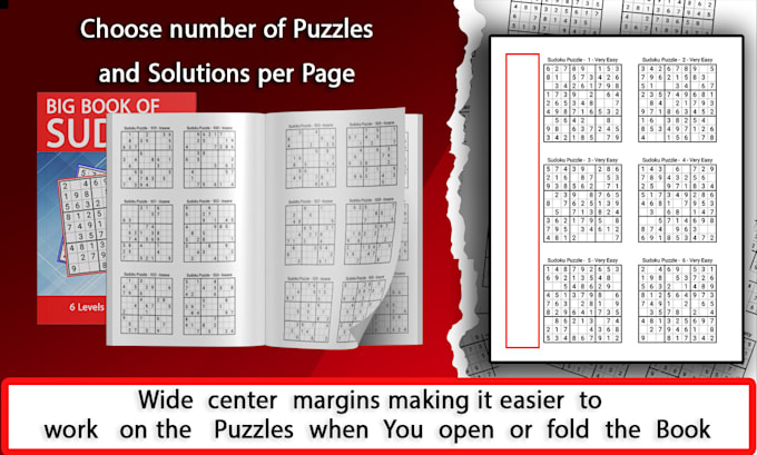 make word search, cryptogram, sudoku, crossword, and design book cover