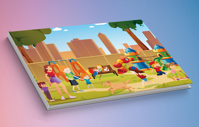 illustrate children book and vector art illustration