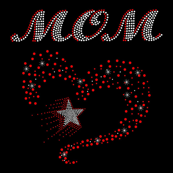 do rhinestone and glitter design for you