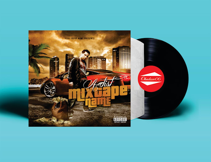 design album or single cover art