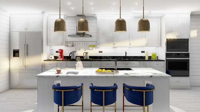 design beautiful kitchen renders